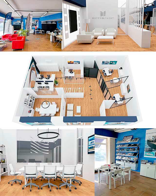 Collage Oficinas Motyvel | Prodeca Barcelona